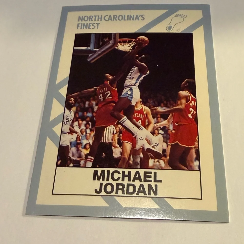 Michael Jordan 1990 North Carolina’s Finest # NC-1 Vintage Collectible - Picture 3 of 3